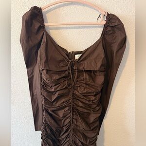 Zara Chocolate Brown Dress